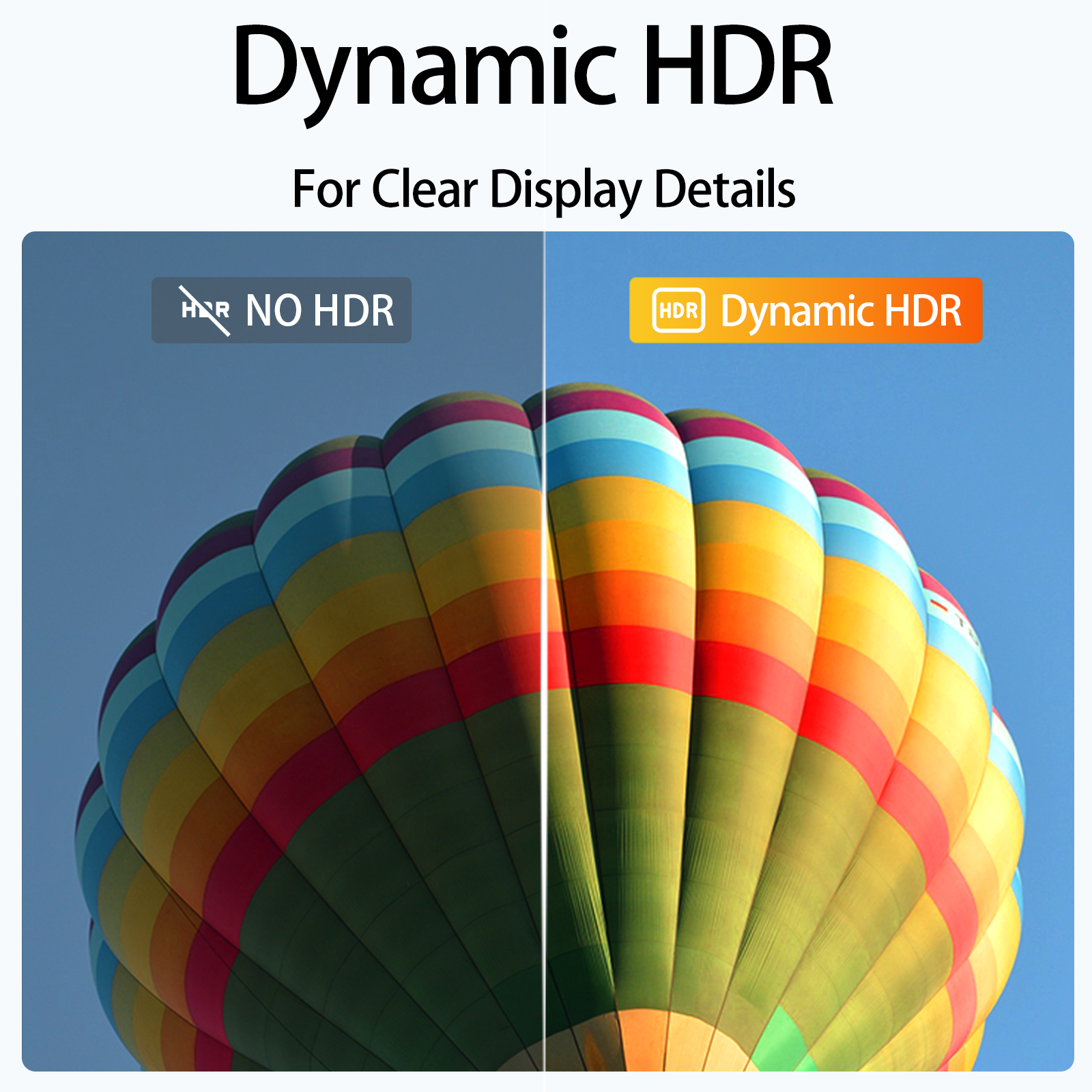 4K@60Hz DisplayPort (DP) to HDMI Adapter 2 Pack, Uni-Directional DP to HDMI(Male to Female) 10" Short Cable, Duplicate Extend Screen for Desktop, Laptop, PC, Projector, HDTV, Monitor